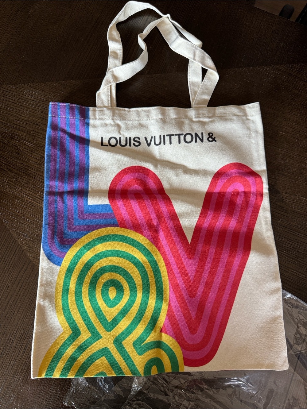 Louis Vuitton 2022 Exhibition Graphic Canvas Tote Bag Shoppers Tote
